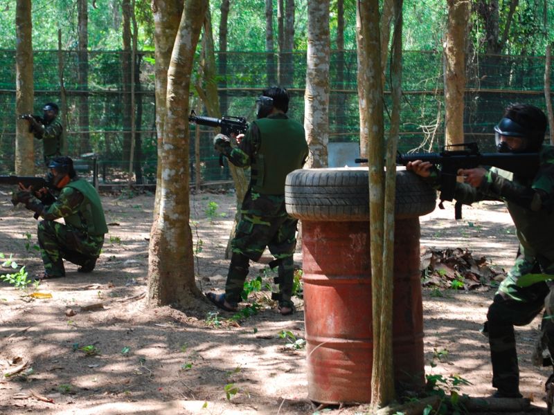 Ho Chi Minh City Cu Chi Tunnels paintball cu chi tunnels