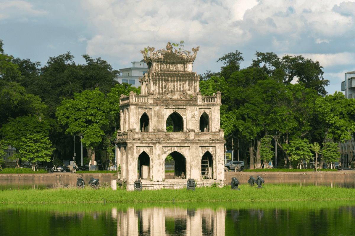 attractions in hanoi vietnam turtle tower
