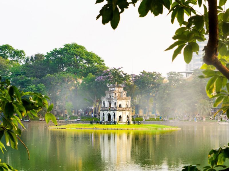 things to visit in Hanoi Hoan Kiem Lake