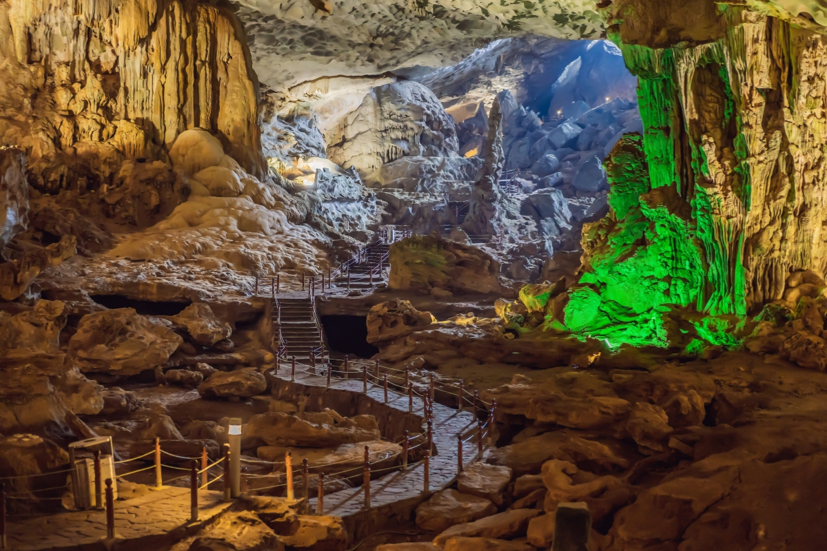 best caves to visit in vietnam Sung Sot Cave
