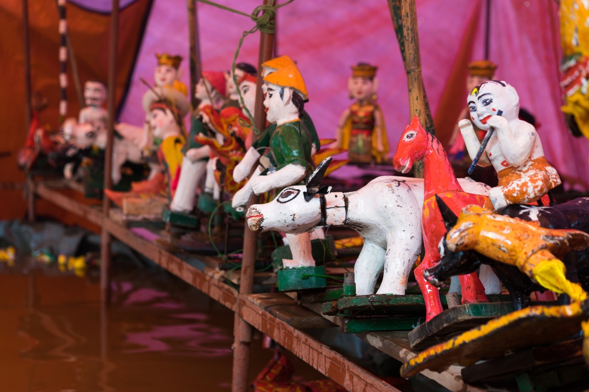 visiting hanoi in july water puppet show