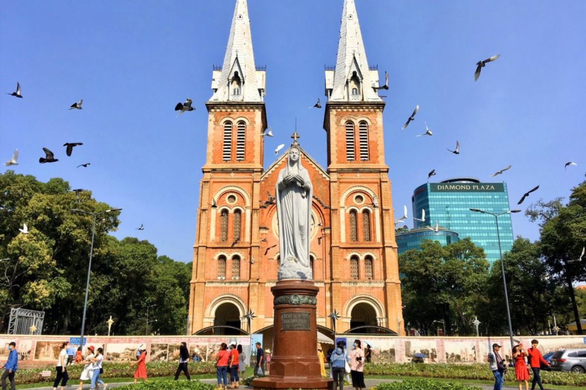 best cities to visit in vietnam Gothic Notre Dame Cathedral