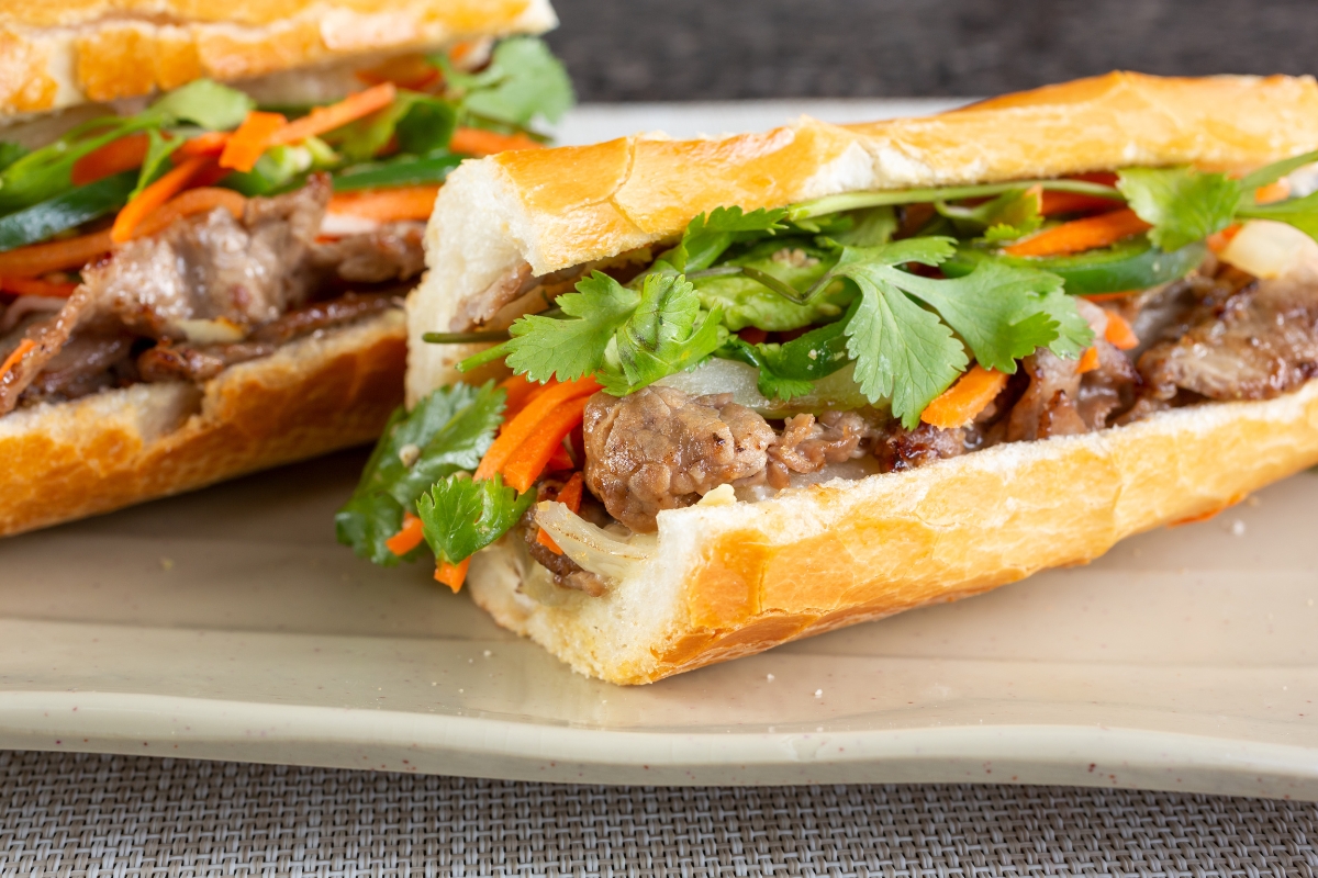 banh mi vietnamese street food in Saigon