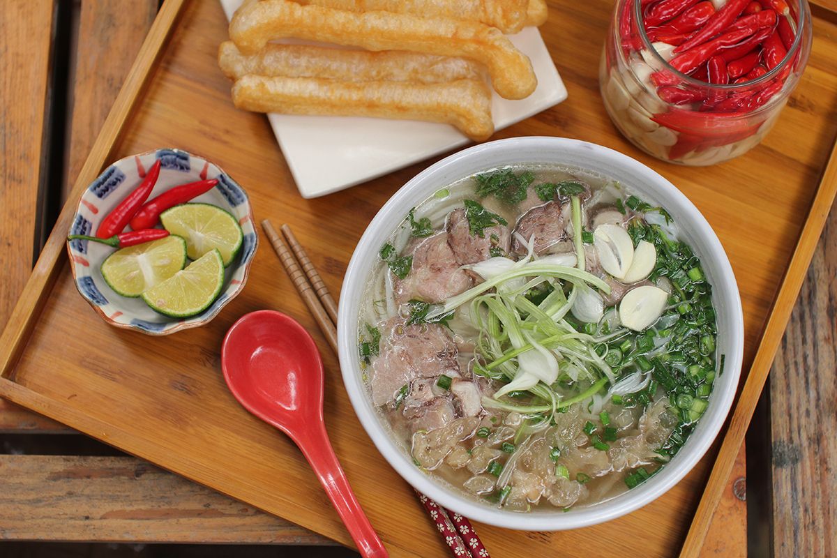 street food in vietnam noodle soup