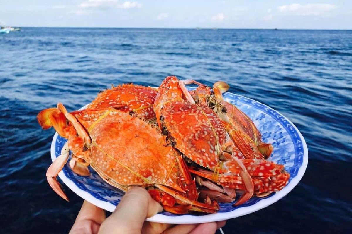 phu quoc local food Ham Ninh crab