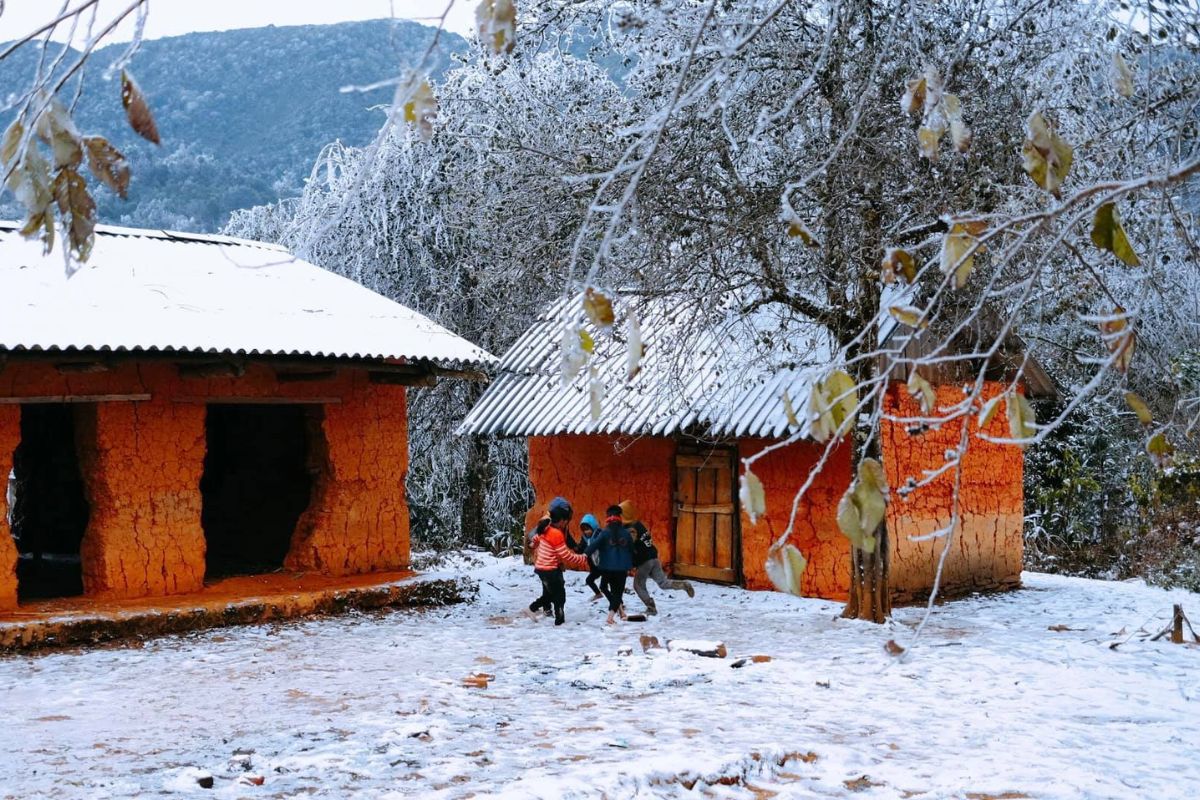 does vietnam get snow snowfall in Sapa Vietnam