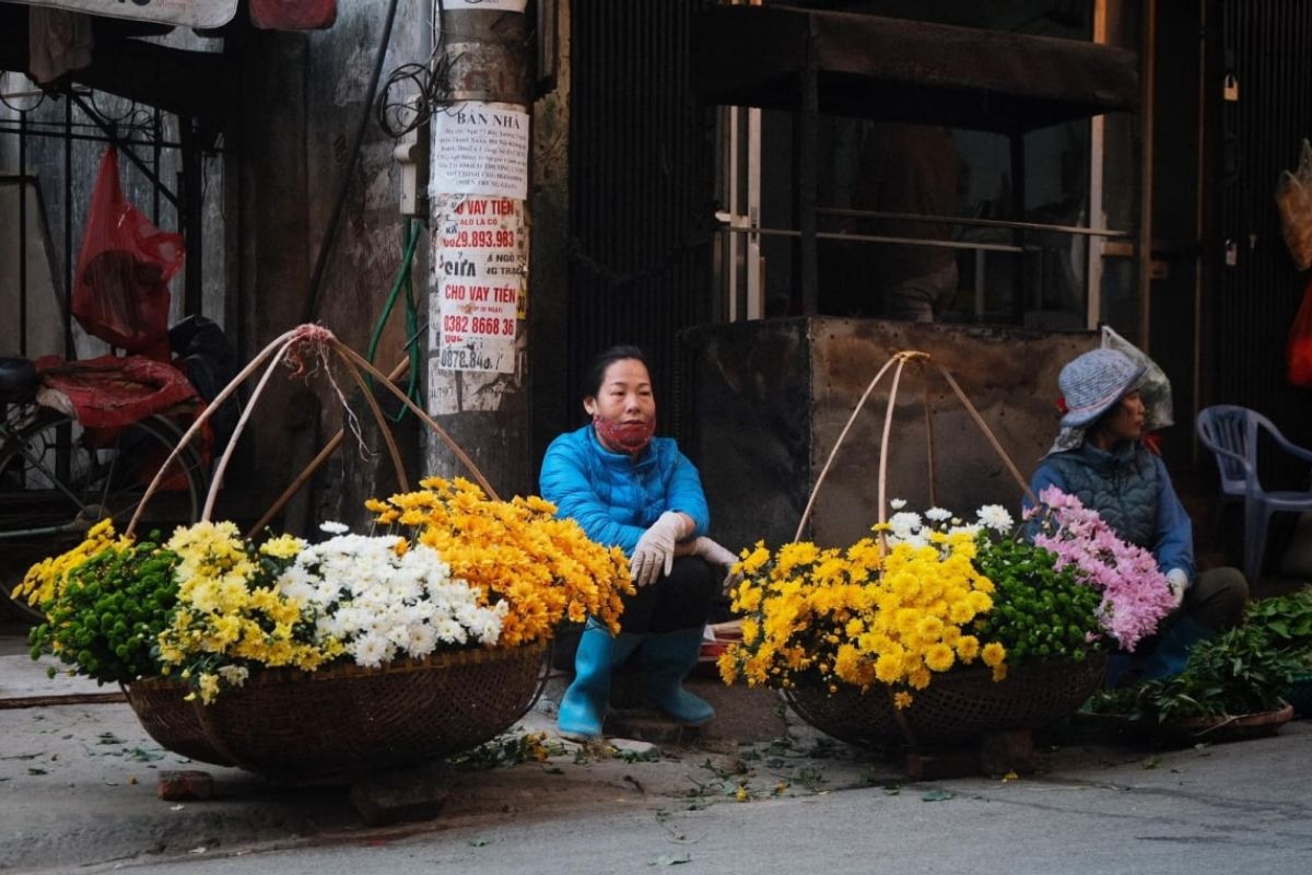 hanoi vietnam hanoi street vendor