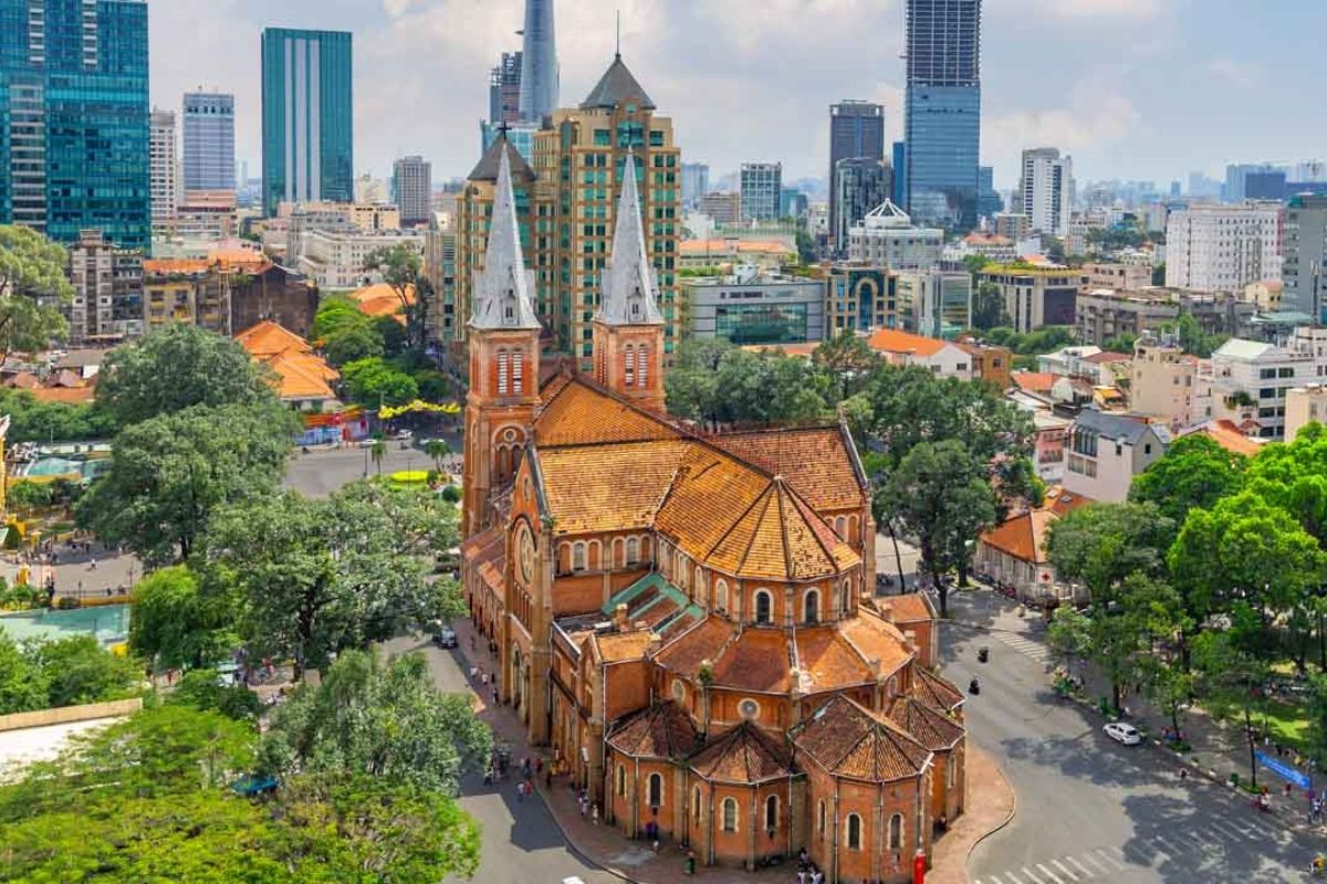 saigon weather in may saigon Notre Dame Cathedral